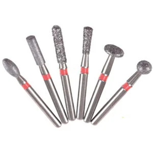 Fresas de Diamante para Turbina Anillo Rojo