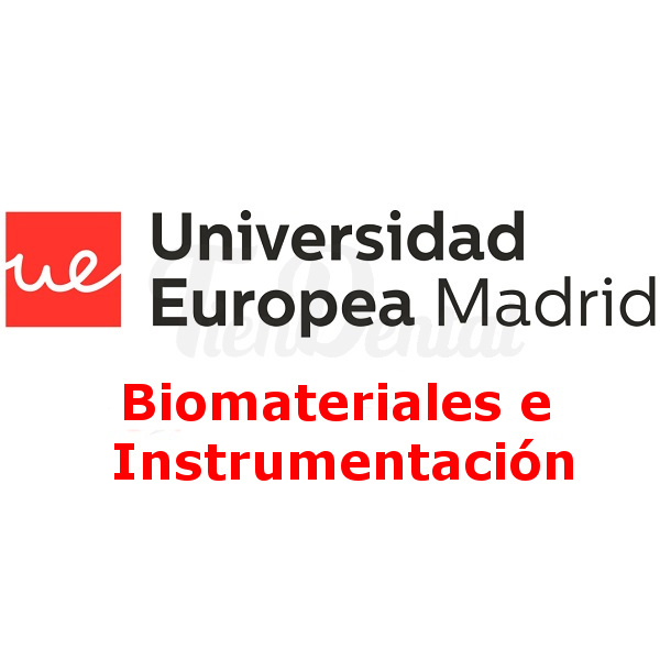 Biomateriales e Instrumentación UEM