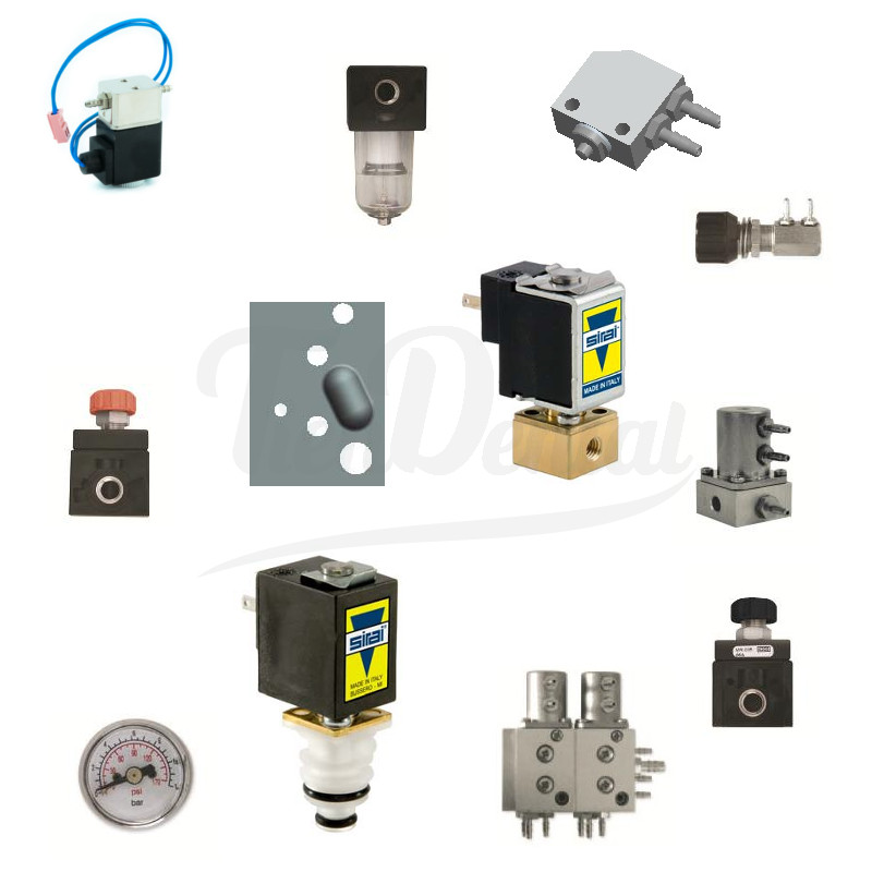 Válvulas, Reguladores, Manómetros